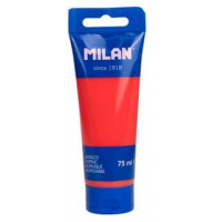 Milan Tubo de Pintura Acrilica 75ml Rojo Sandia