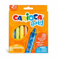 Carioca Pack de 8 Ceras Baby 2+ - Lavables