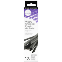 Daler Rowney Simply Charcoal Pack de 12 Carboncillos de Sauce