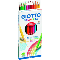 Giotto Colors 3.0 Pack de 24 Lapices Hexagonales de Colores