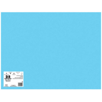 PACK 25 Cartulinas 50x65 cm 180gr AZUL OCEANO. 
