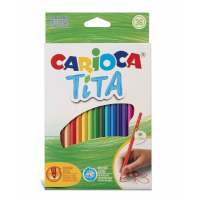 Carioca Tita Pack de 36 Lapices de Resina - Hexagonales