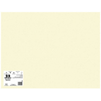 PACK 25 Cartulinas 50x65 cm 180gr CREMA. 