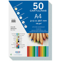 PACK 50 Cartulinas A4  180g - Granito