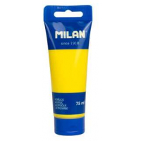 Milan Tubo de Pintura Acrilica 75ml Amarillo