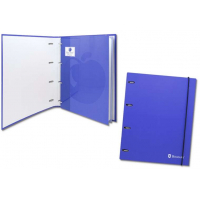 Carpebloc ECONOMICO con Recambio A4 de 4 Anillas. Azul