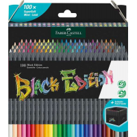 Faber-Castell Black Edition Pack de 100 Lapices de Colores