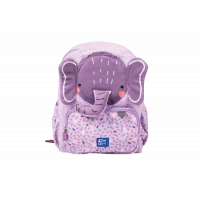 Oxford Kids Mochila Infantil 8.5L Tacto Suave Peluche - de Ellie Elefante - para Niños Pequeños
