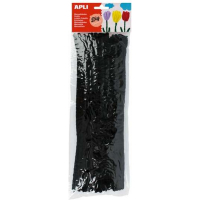 Apli Pack de 50 Limpiapipas Diametro 6 mm x 300 mm - Negro