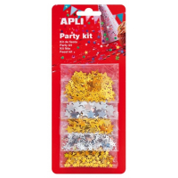 Apli Confeti Estrella Surtido - Oro y Plata