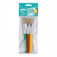 Apli Pack de 3 de Pinceles Jumbo para Niños