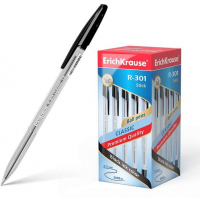 Boligrafo estandar ErichKrause R-301 Negro