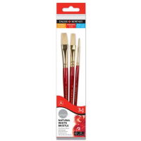 Daler Rowney Simply Pack de 3 Pinceles de Pelo Natural T-2