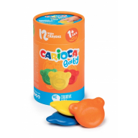 Carioca Teddy Crayons Pack de 12 Ceras de Colores - Di