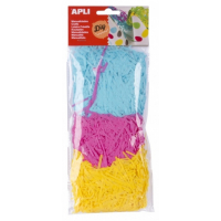 Apli Tiras de Papel de Seda - Piñatas - Gorros - Disfraces - Amarillo