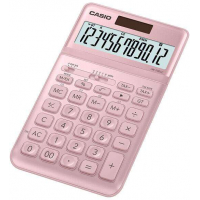 Casio JW-200SC Calculadora de Sobremesa - 12 Digitos Inclinacion Ajustable. Rosa