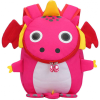 Dohe Mochila Infantil Modelo Dragon Rosa - Cremallera - Acolchado