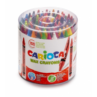 Carioca Pack de 100 Ceras Pastel - Lavables