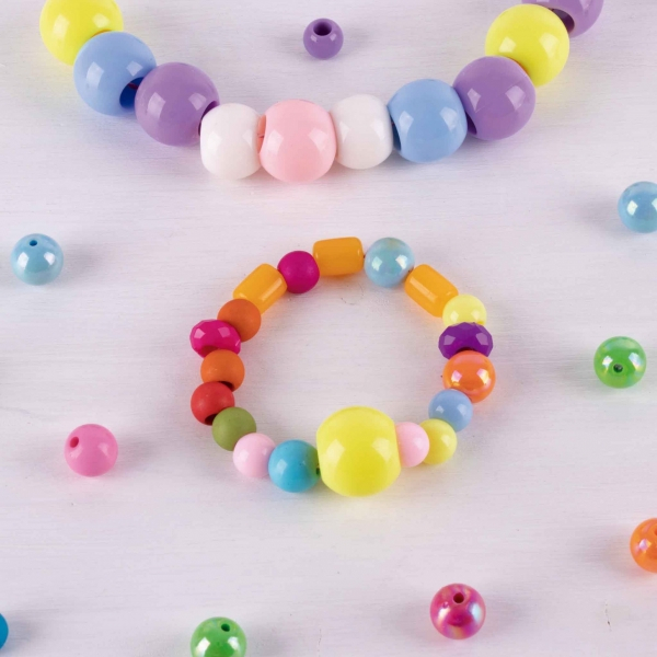 Imagen extra Apli Cuentas de Plastico Surtidas - Formato MAXI - Perfectas para Escuelas y Hogar