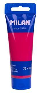 Milan Tubo de Pintura Acrilica 75ml Rosa Hibisco