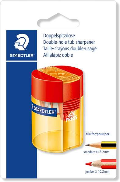 Imagen extra Staedtler 512 Sacapuntas de Plástico Doble Uso