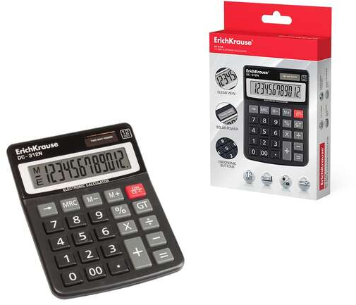 Imagen extra Calculadora ECONOMICA de Sobremesa 12 Digitos DC-312N (10x13cm aprox)