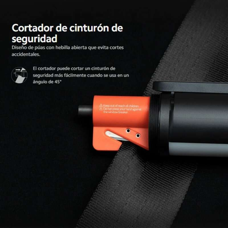 Imagen extra Xiaomi Flashligh Linterna Multifuncion 1000 Lumenes - Fijacion Magnetica - Cortador de Cinturon de Seguridad 