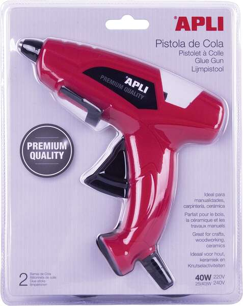 Apli Pistola de Cola Termofusible 40W (Barras de 11mm)