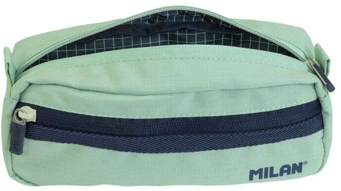 Imagen extra Milan Serie 1918 Estuche Portatodo Rectangular 2 Compartimentos - 21x8,5x6,1cm - Verde
