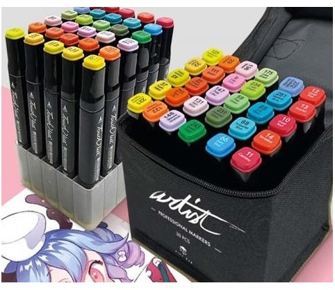 ROTULADOR DOBLE PUNTA 30 COLORES GAMA ARTIST LUXURY