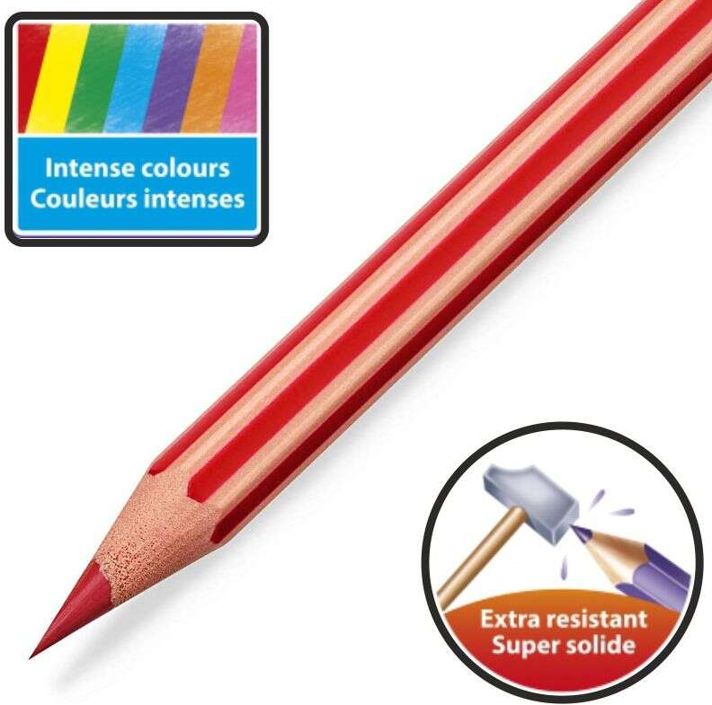 Imagen extra Bic Kids Evolution Stripes - Caja de 12 Lapices