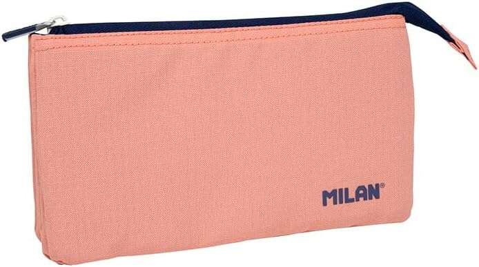 Milan Serie 1918 Estuche Portatodo 5 Compartimentos - 22x12x4cm - Rosa