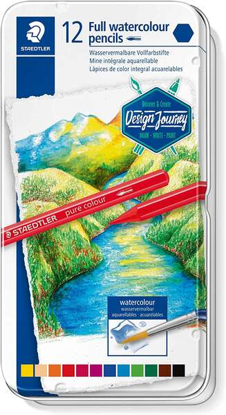 Staedtler 146 10G - CAJA 12 Lapices de Colores Acuarelables