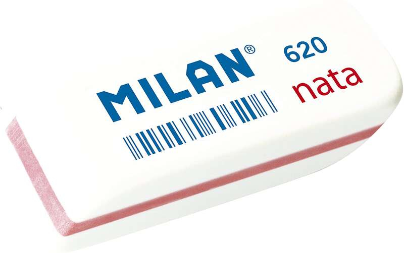 Imagen extra Milan Nata 620 Pack de 2 Gomas de Borrar Biseladas
