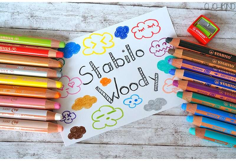 Imagen extra Stabilo Woody 3 en 1 - PACK 18 Lapices de Colores + Sacapuntas + Pincel Nº 8