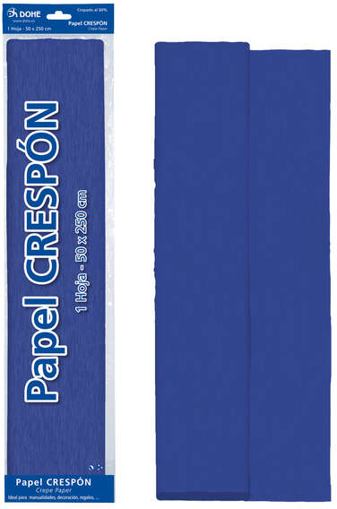 Papel Crespon DOHE de 30g. Hoja de 50x250cm (Papel pinocho crepe)