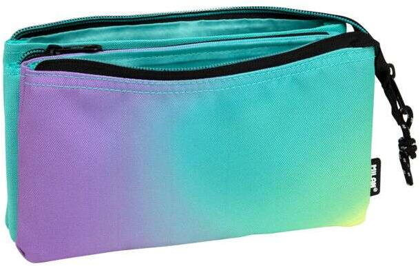 Imagen extra Milan Sunset Estuche Portatodo 5 Compartimentos - 22x12x4cm - Turquesa