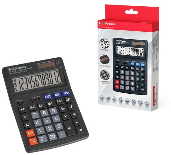 Imagen extra Calculadora ECONOMICA de Sobremesa 12 Digitos DC-4512N (12x17cm aprox)