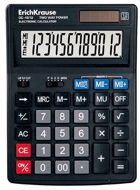 Calculadora ECONOMICA de Sobremesa 12 Digitos DC-4512N (12x17cm aprox)