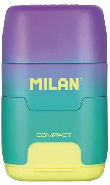 Imagen extra Milan Compact Sunset Afilaborra Compact con 2 Gomas de Borrar - Sacapuntas Doble