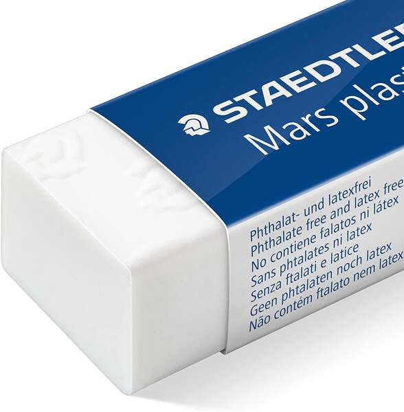 Imagen extra Staedtler Mars Plastic Pack de 3 Gomas de Borrar - Plastico - Alta Precision