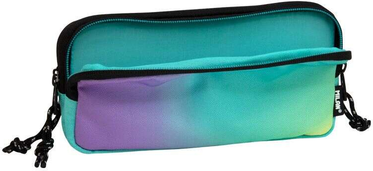 Imagen extra Milan Sunset Estuche Portatodo 3 Compartimentos - 22x11x6.5cm - Turquesa