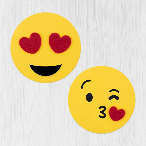 Imagen extra Apli Corazones Adhesivos de Fieltro - y Suavidad - Colores Surtidos