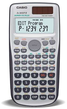 Casio FX-3650PII Calculadora Programable de Sobremesa - Pantalla de 2 Lineas - 279 Funciones - 360 Pasos de Programacion
