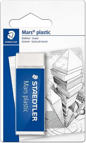 Staedtler Mars Plastic 526 50 Goma de Borrar - Plastico - Precision