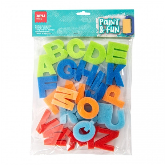 Apli Sellos de Esponja ABC - 26 Letras