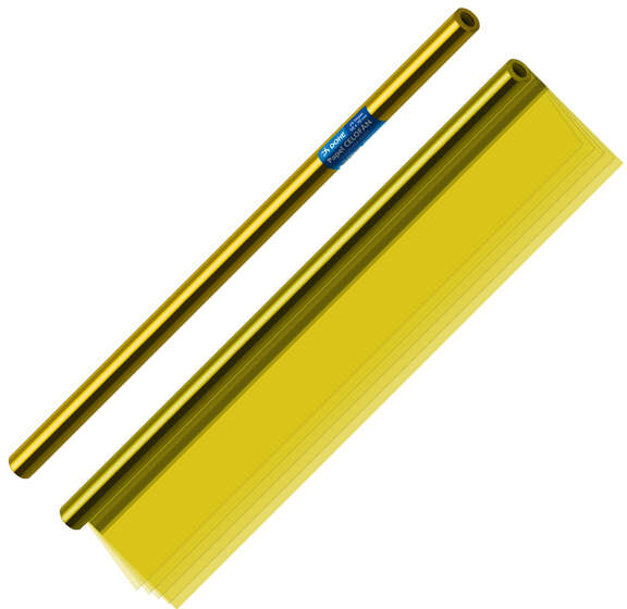 Imagen extra Papel celofan rollo trepado Amarillo 25 pliegos 50x70cm