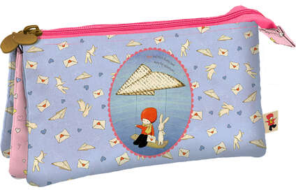 Dohe Santoro Poppi Loves Messenger Portatodo Triple - 3 Compartimentos