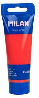 Milan Tubo de Pintura Acrilica 75ml Rojo Sandia