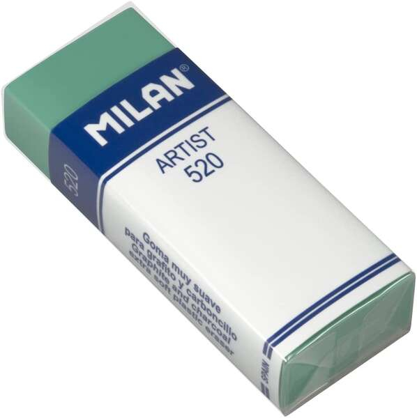 Imagen extra Milan Nata 520 Artist Pack de 2 Gomas de Borrar Plastico